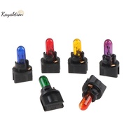Kayaktion 10PCS T5.5 Led Bulb W1.2WCar Interior Lights Dashboard Heating Indicator Wedge Auto Instru