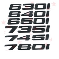 Lastest Design 630i 640i 650i 735i 745i 760i car Emblem car rear sticker for BMW 6 7 series E38 E63 