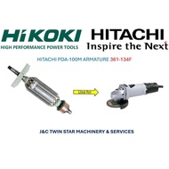 ▌HITACHI / HIKOKI PDA-100M ARMATURE 360-744E / 361-134F ▌