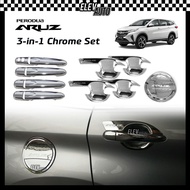 Perodua Aruz CHROME Door Handle Door Bowl Fuel Cap Cover Perodua Aruz Accessories