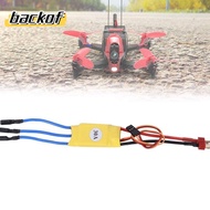 BACKOF Speed Controller, Helicopter Boat 30A/40A ESC Brushless Motor, Replacement Banana Head T Plug