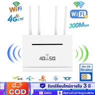 Router to SIM 💡 ราคาถูก/แท้ เราเตอร์ 4G/5G router wifi 300 Mbps 2.4Ghz ใช้ได้กับซิมทุกเครือข่าย Plug