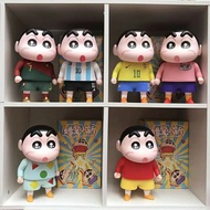 Crayon Shin-Chan Jersey Crayon Shin-Chan 1: 1 Messi Ronal Commemorative Trendy Doll Figure Crayon Sh
