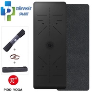 Pido 5mm PU yoga Mat Model 2022 Routing (With Carrying Bag And Lanyard)- Black