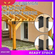 [ap4l43.] Wood Fence Post Base Fit 2x4,,6x6 Post for Pergola, Mailbox Post