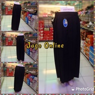 HITAM Long Rempel Maxi Black Skirt Uniform Brand Size No. 1, 2,3 And 4 Sizes S, M, L And XL