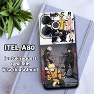 CC16 Flexible rubber softcase for ITEL A80/anime character Motif ITEL A80/kesing ITEL A80/silicon IT