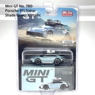 Mini GT No. 780-MJ Porsche 911 Dakar-Shade Green Metallic/ blister package Porsche 911 Dakar 1:64 Di