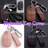 Remote Car Key Leather Protection Cover Casing key case holder For Hyundai matrix getz accent elantra atos i10 i20 i30 HB20 IX25 IX35 IX45 starex Ioniq hybrid Elantra accessories