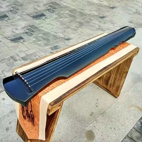 7 Strings Guqin Zither Handmade Guzheng Beginner Stringed Instruments with Accessories Chinese Tradi