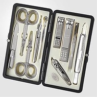 World No. 1. Three Seven (777) Travel Manicure Grooming Kit Nail Clipper Set (10 PCs, TS-2100BC), MA