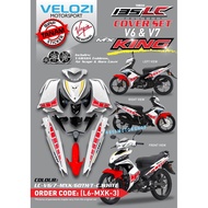 VELOZI MX KING 60TH ANNIVERSARY SIAP TANAM COVER SET LC135 V4 V5 V6 V7 ( WORLD GP ) LC 135 ULANG TAH