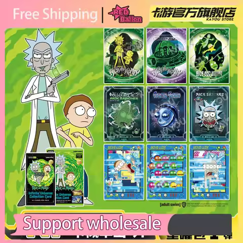 "Official Kaydu Rick and Morty Trading Cards - Infinite Universe Series Star Booster Pack #1, Authen