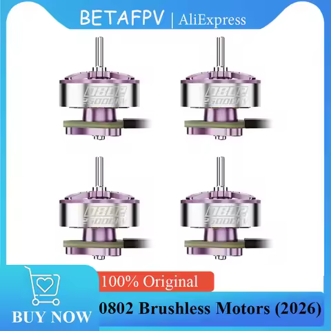 BETAFPV 0802 Brushless Motors (2026) 28000KV/25000KV/22000KV Motors For Matrix 1S 5IN1 II FC Air75 I