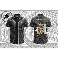 [FREE CUSTOME]Criminology Polo Shirt Criminology Shirt for Men with Surname Full Sublimation with Cu