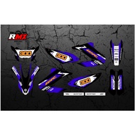 decal wr 155 fullbody (006) dekal stiker wr 155 r biru hitam - biru glosy kilap