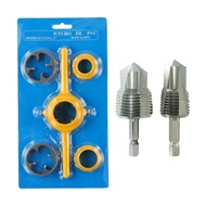 【WOES】PPR Drill Bit with PVC Pipe Threader 1/2In 3/4In 1Inch Dies Pipe Threader Pipe