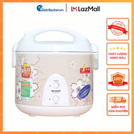 Nồi cơm điện Sharp 1.8 lít KS-N191ETV - SB - (Nâu) - Hàng chính hãng
