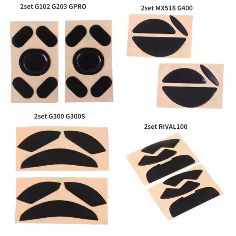High Quality 1/2Mouse Feet Skates Pads for Logitech G303/ G302/G402/MX Master 2S /G Pro /G500 /G500s