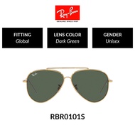 Ray-Ban AVIATOR REVERSE (Non-Polarized) - RBR0101S 001/VR |Global Fitting Sunglasses | Size 59mm