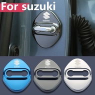 ZR For  Car Door Lock Buckle cover car accessories interior Door Lock cover protector For Suzuki Swi