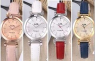 美國代購 COACH 全新正品 女士3針牛皮手錶 時尚氣質女款手錶 新款現貨大促銷直購價