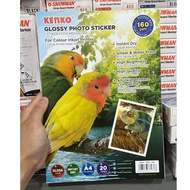 GLOSSY PHOTO PAPER (A4-160GSM) GLOSSY PHOTO STICKER PAPER (A4-160GSM) Contents 20 Sheets