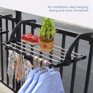 C1(AXKN) Balcony Drying Shoe Rack Folding Window Diaper Drying Rack Laundry Clothes Dryer Indoor Tow