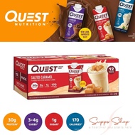 Quest Nutrition Protein Shake Ready To Drink RTD (325ml per Pack) - Choice of 4 Packs / Full Carton 