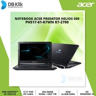 Notebook ACER Predator Helios 500 PH517-61-R7WN R7-2700 16GB 1TB HDD +