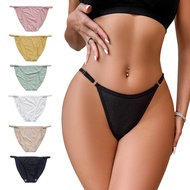 Sexy Adjustable Long Legs Bikini Women's Panties Pure Cotton Crotch Plus Size Panties