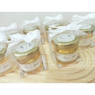 HONEY DOORGIFT IN JAR TRANSPARENT BOX CUTE DOORGIFT