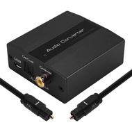 Optical to Converter Audio Converter Digital to Analog Audio Coaxial to Adapter 3.5mm AUX with Optic