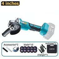 【COD+ส่งฟรี】เครื่องเจียร์ไร้สาย XUMTOM 21V 4 นิ้ว Brushless แบตเตอรี่ สำหรับตัดเหล็ก ตัดกระเบื้อง งา