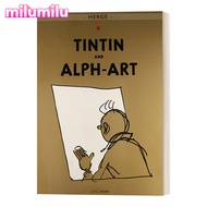 Milu Tintin และ Alph Art หนังสือภาษาอังกฤษต้นฉบับ