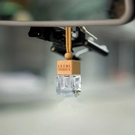 8ML Clear Square Cover Perfume Bottle Square car Perfume Bottle Empty Bottle Glass car Pendant