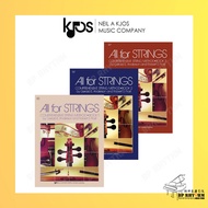 All for Strings Comprehensive String Method Book 1 - 3 (Violin) by Gerald E. Anderson & Robert S. Fr