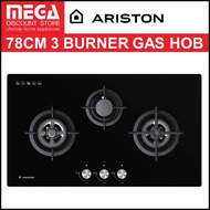 ARISTON AGG3780TS/LS 78CM 3-BURNER GAS HOB