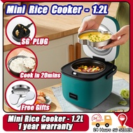 🇸🇬 ReadyStock - Mini Rice cooker Electric Non-Stick Rice cooker Small Rice Cooker Rice multifunctionmini small electric cooker electric cooking pot rice 迷你電飯煲