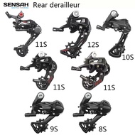 SENSAH Road Bicycle Rear Derailleurs Carbon 2x8 9 10 / 11 / 12 Speed BIKE Derailleu For Shifters EMP
