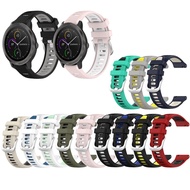 18MM 20MM 22MM Replacement Strap Silicone Watch Band For Garmin vivomove 3s move3S vivoactive 4s Active S Venu 2s 40mm Forerunner 255S Vivoactive 3 4 Sports Bracelet Accessories