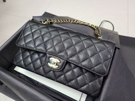 Chanel 25cm classic flap bag caviar