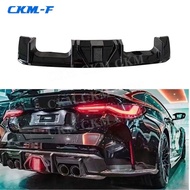 Carbon Fiber Rear Diffuser Car Lip Spoiler Accessories for BMW G80 G82 G83 M3 M4 2021+ABS Back Lip G