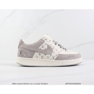 Kasut Sneaker Nike Court Vision Lo x Louis Vuitton Louis Vuitton Nike Kasut Kasual Rendah Atasan