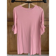 6ixty8ight pink dress with arm ties / S