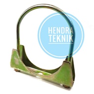 KLEM KNALPOT 4" EXHAUST CLAMP U BOLT 4 INCI KLEM U GALVANIZED 4 DIM IN KLEM PIPA ANTENA AIR 100mm