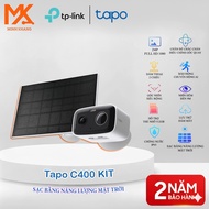 [Genuine Tapo] Tapo C400 Kit – Wireless Outdoor Security AI Camera | Rechargeable Battery + Solar Pa