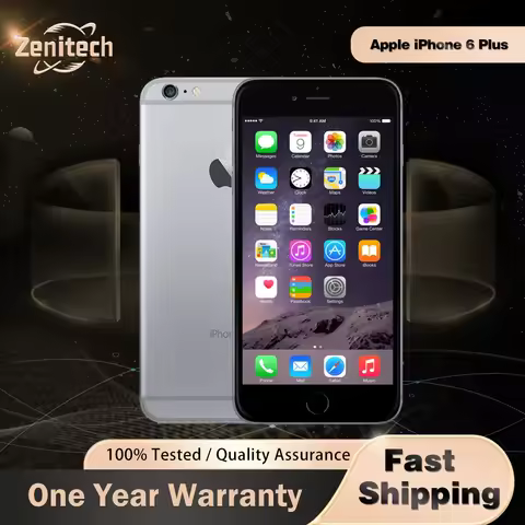 Original Apple iPhone 6 Plus 4G LTE Mobile Phone Fingerprint 5.5" 1GB RAM 16/64/128GB ROM 8MP+1.2MP 