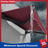 Fold Canopy Scalable Awning Hand Cranked Awning Roof Outdoor Aluminium Alloy Awning Canopy haihui2.s