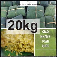 20kg(Sỉ) Cốm nguyên liệu Hà Nội ( làm chả cốm xôi cốm chè cốm ...) chuyên cấp nhà hàng nhà máy